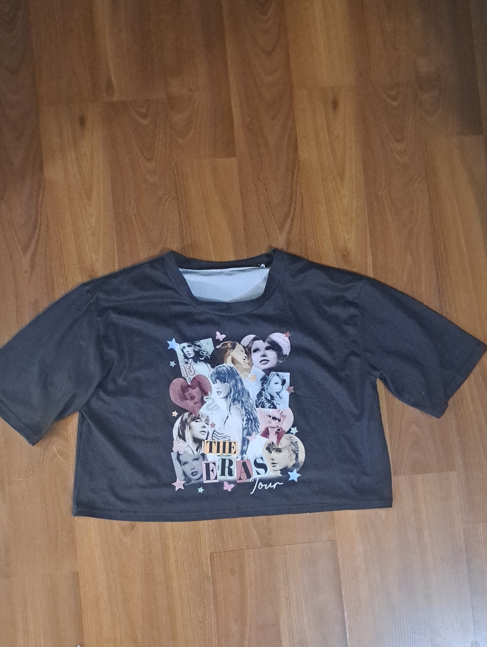 Black Crop Tee - The Eras Tour Inspired. Taylor Swift